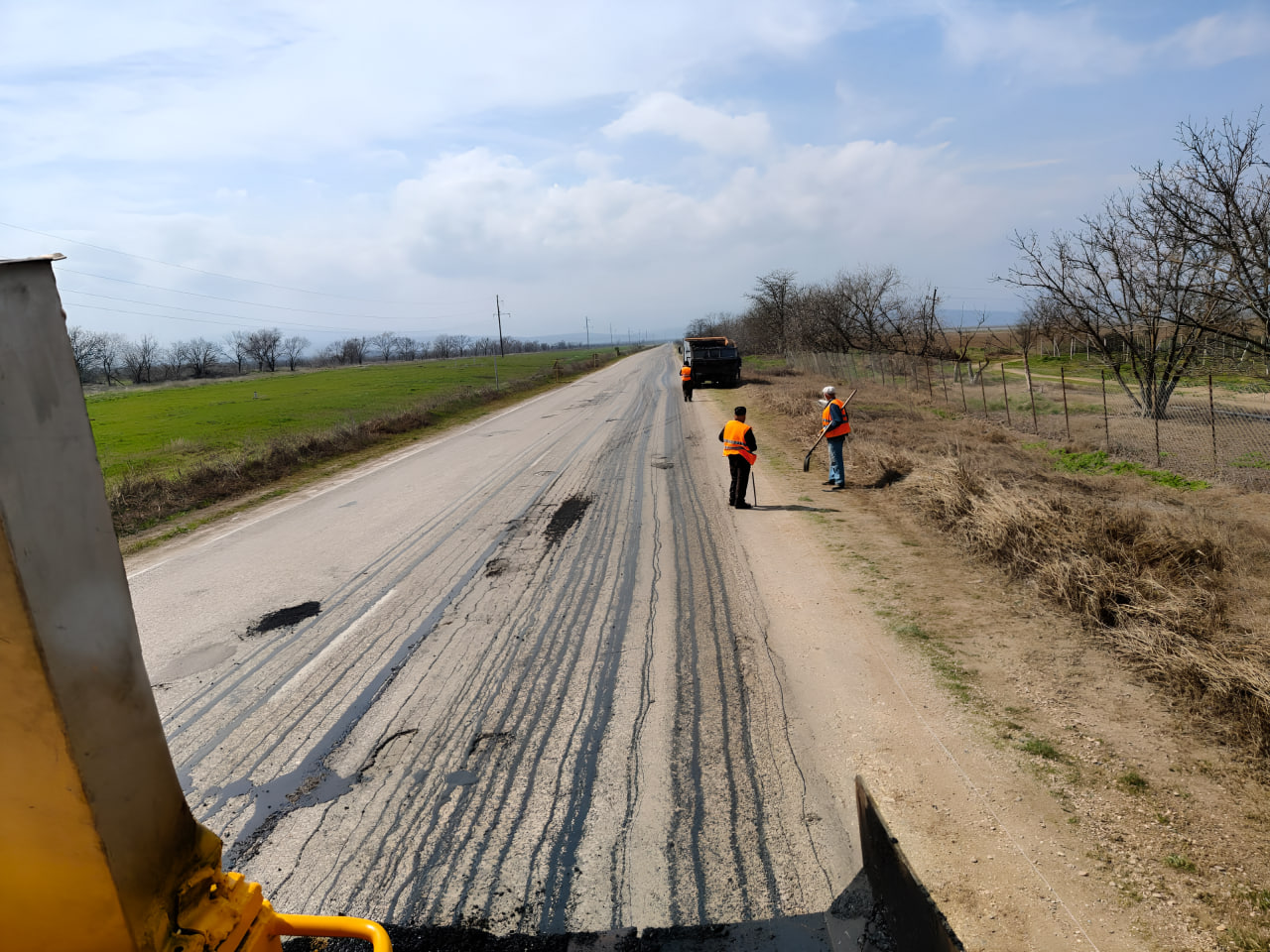 На трассе «Манас – Сергокала – Первомайское» ведётся ремонт в рамках нацпроекта